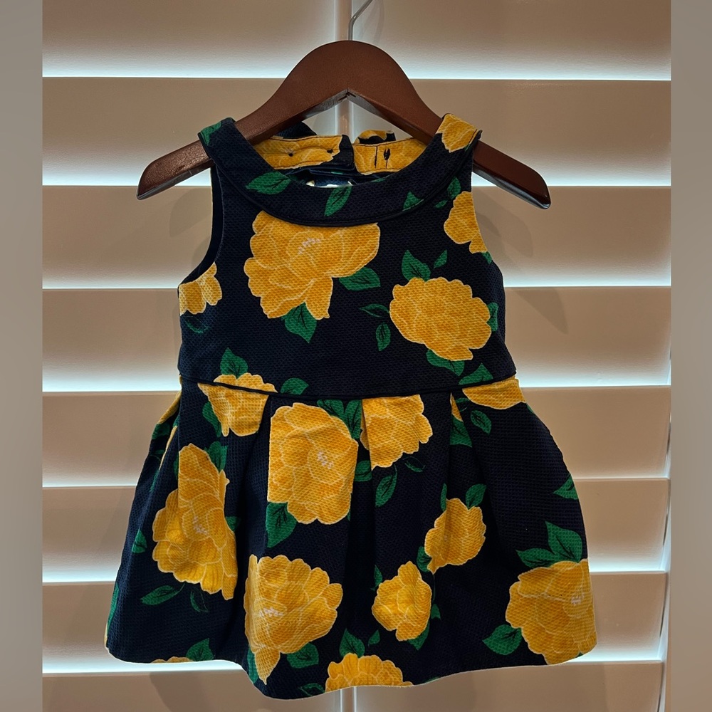 Janie & Jack Lemon Dress - 6-12 months